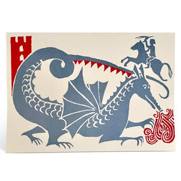Dragon Hot Pink & Blue, Cambridge Imprint