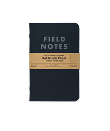 Black Dot Graph Set of 2 Notebooks, Field Notes