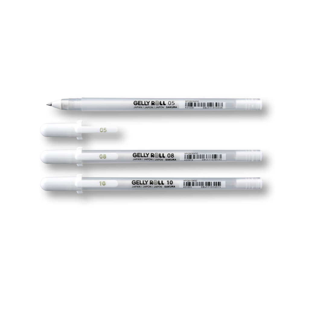 Sakura White Gelly Roll Pens – Penny Post, Alexandria VA
