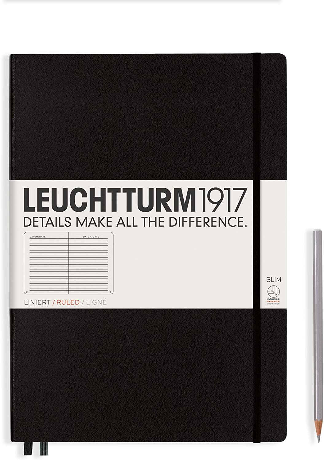 A4 Slim Ruled Notebook, Leuchtturm1917