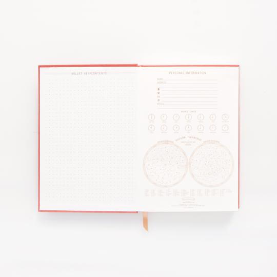 Terracotta Radiant Rays Notebook, Designworks Ink
