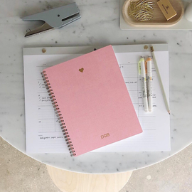 Complimentary Monogramming on Appointed Heart Notebooks!