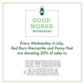 July Good. Works. Wednesdays for Rewiring America