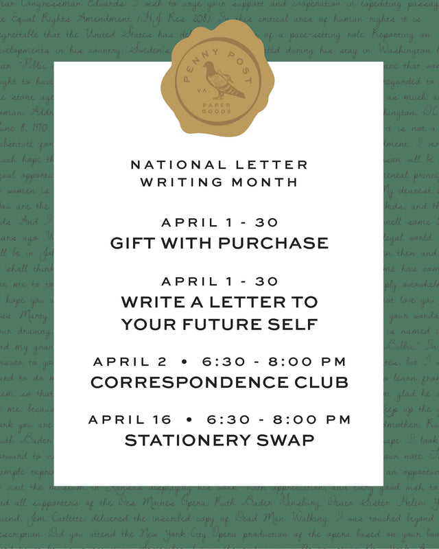 Letter Writing Month