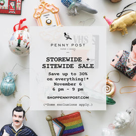 Save the Date for Our Storewide Sale + Red Barn Mercantile’s Holiday Unveiling!