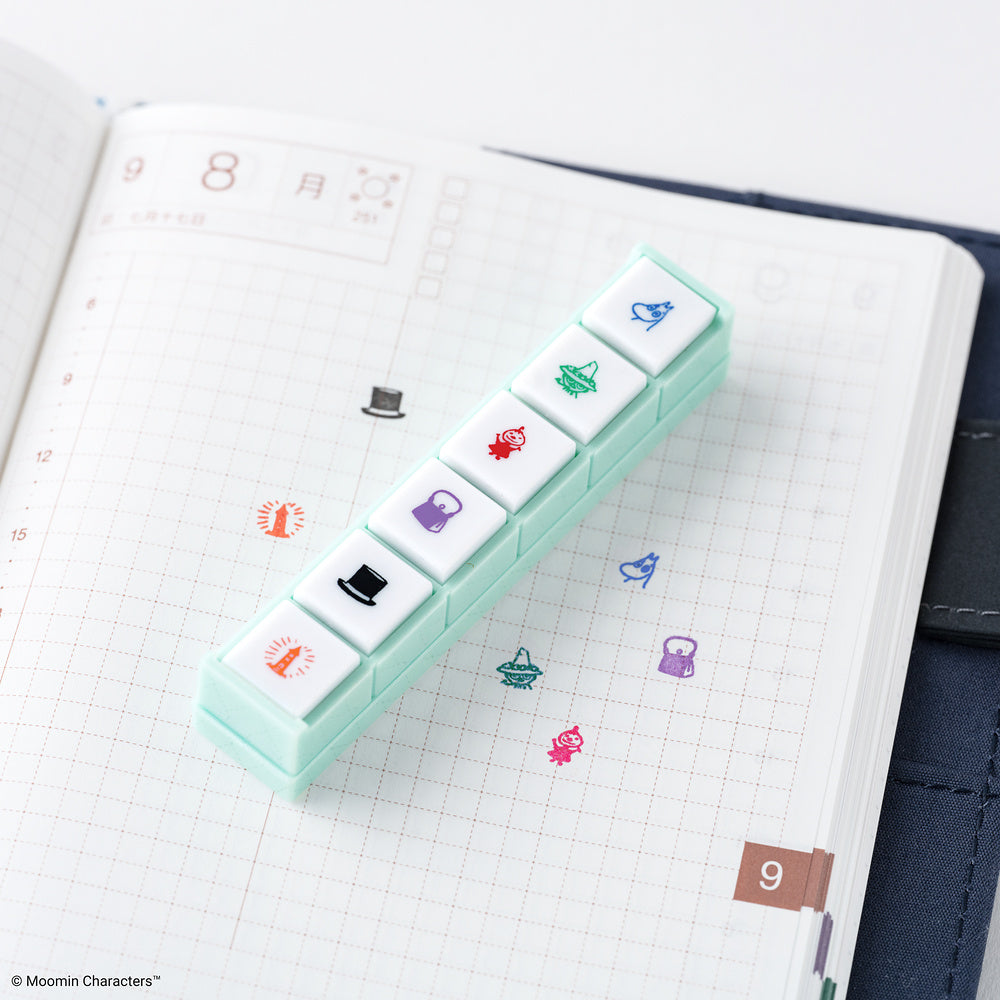 Kodomo no Kao x Hobonichi: Pochitto6 Push-Button Stamp (Moomin)