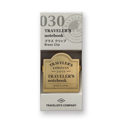 030 Brass Clip TRC Logo, Traveler's Company