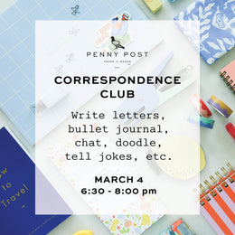 March Correspondence Club Reservation