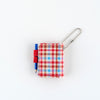 Hobonichi Bright Plaid Techo Mini Keychain