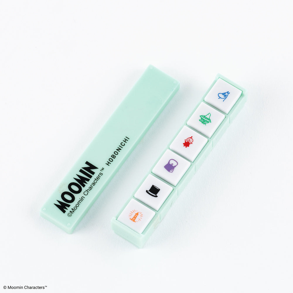 Kodomo no Kao x Hobonichi: Pochitto6 Push-Button Stamp (Moomin)