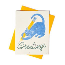 Greetings Pencil Cat, Bromstad