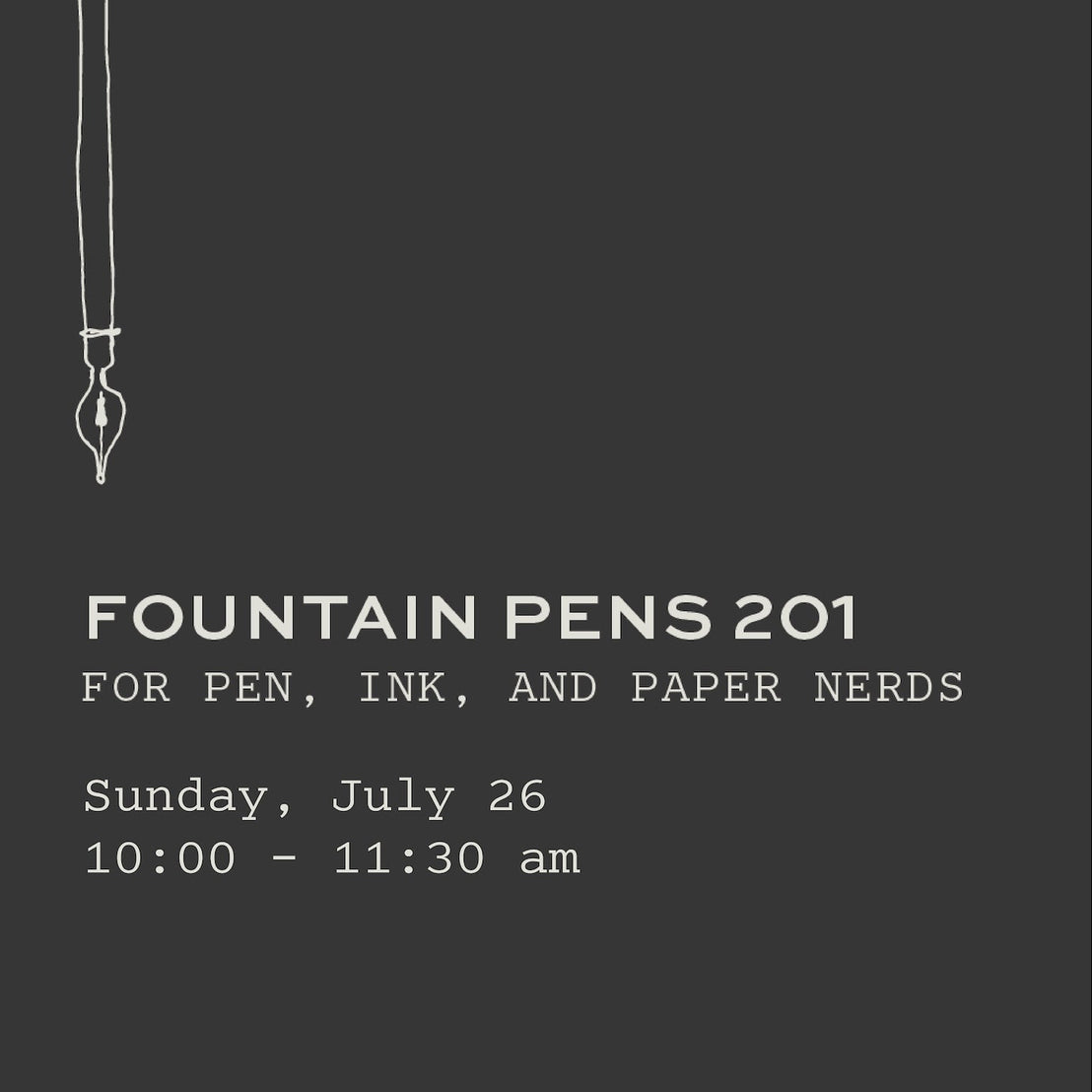 July Fountain Pens 201: For Pen, Ink, And Paper Nerds