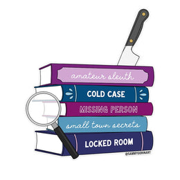 Tropes Book Stack Sticker