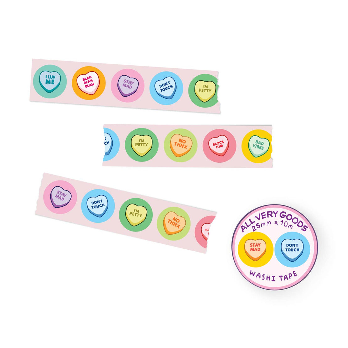 Unbroken Hearts Washi Tape