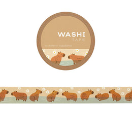 Capybaras Washi Tape
