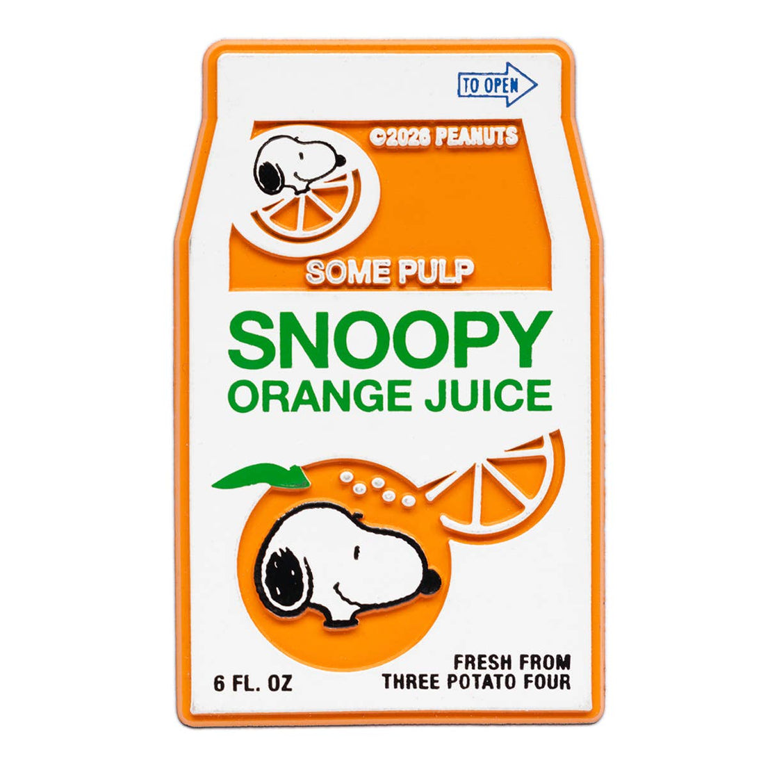 Snoopy Orange Juice Magnet