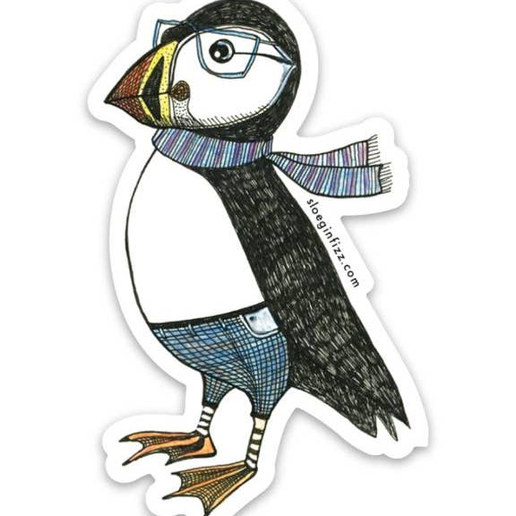 Dapper Puffin Sticker