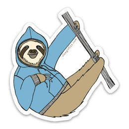 Sloth in Hoodie Sticker