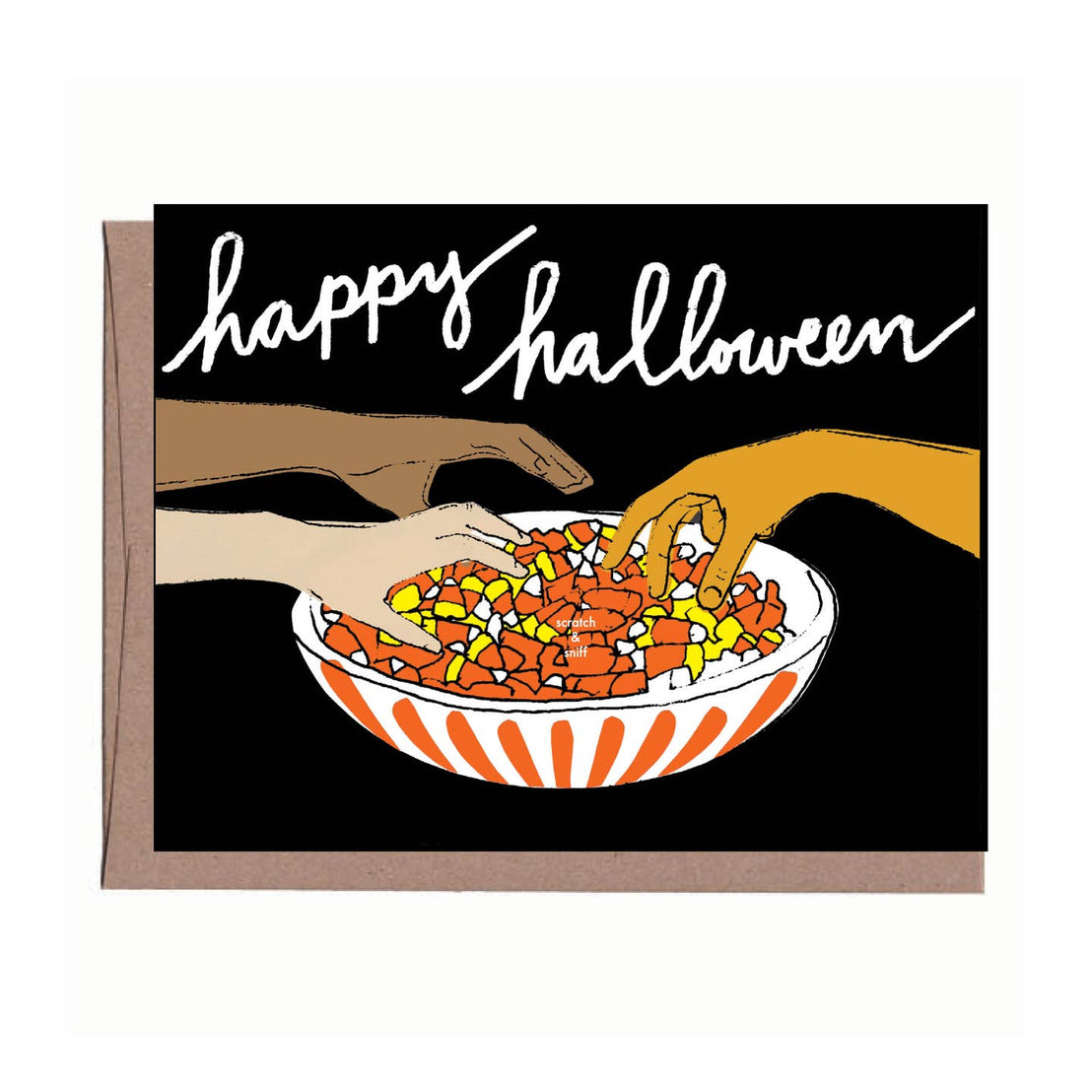 Candy Corn Scratch-n-Sniff, La Familia Green