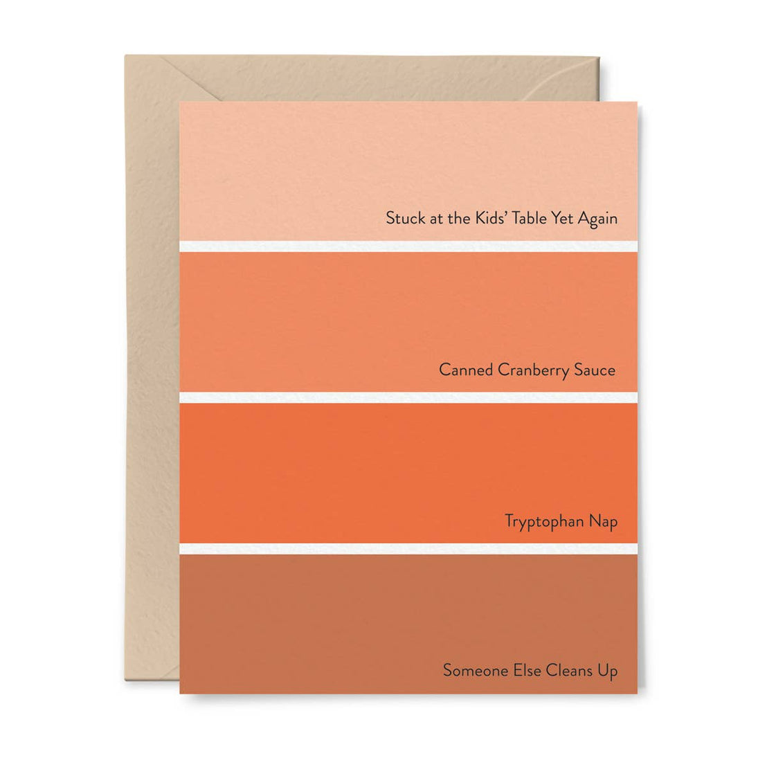 Thanksgiving Paint Chip, Tiny Hooray