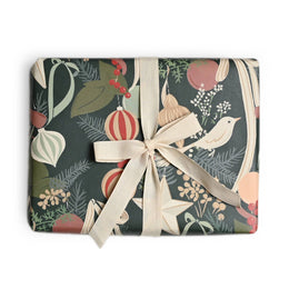 Ornaments Bows Holiday Gift Wrap