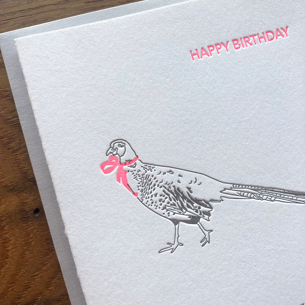 Pheasant Happy Birthday, Lark Press