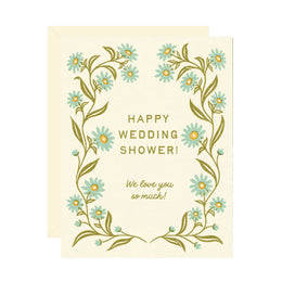 Blue Daisy Shower, Wallflower Paper