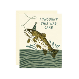 Trout Catching Cake, Wallflower Paper