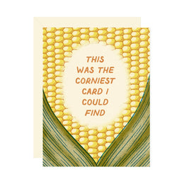 Corny Greeting Card, Wallflower Paper
