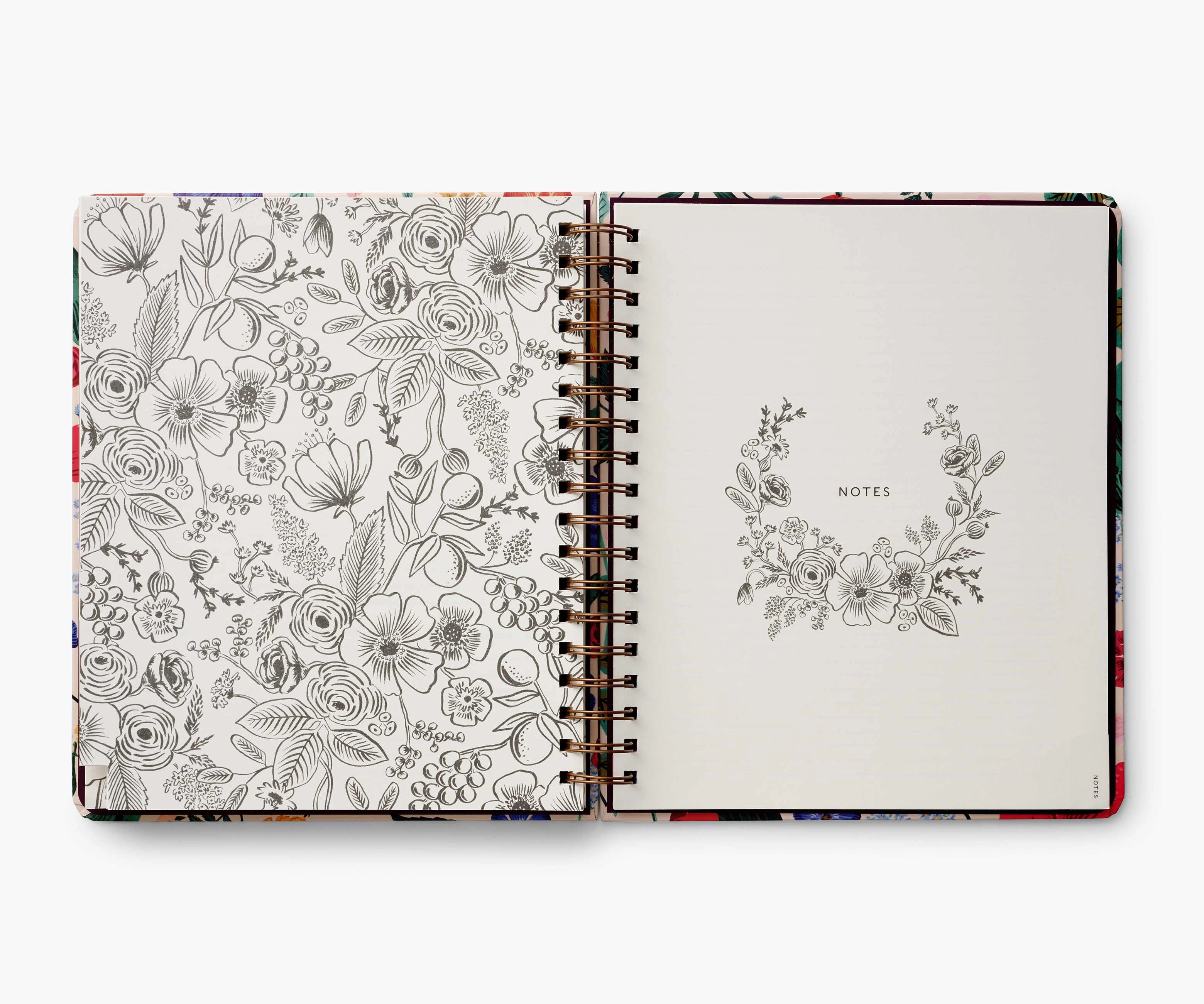 2024 17-Month Hardcover Blossom Spiral Planner – Penny Post