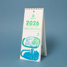 2026 Letterpress Postcard Calendar