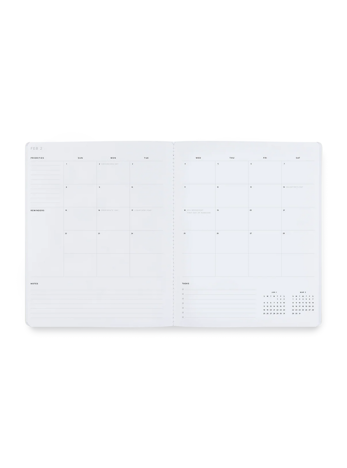 Appointed 2026 Monthly Planner
