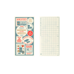 *Pre-order* 2027 Regular Plastic Sheet, Traveler's Company