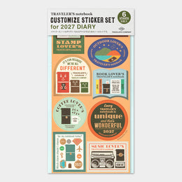 *Pre-order* 2027 Diary Sticker Set, Traveler's Company
