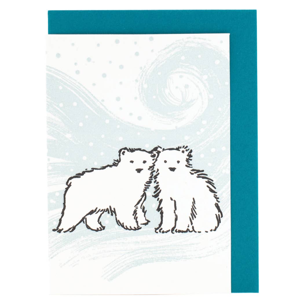 Mini Polar Bears Enclosure Cards