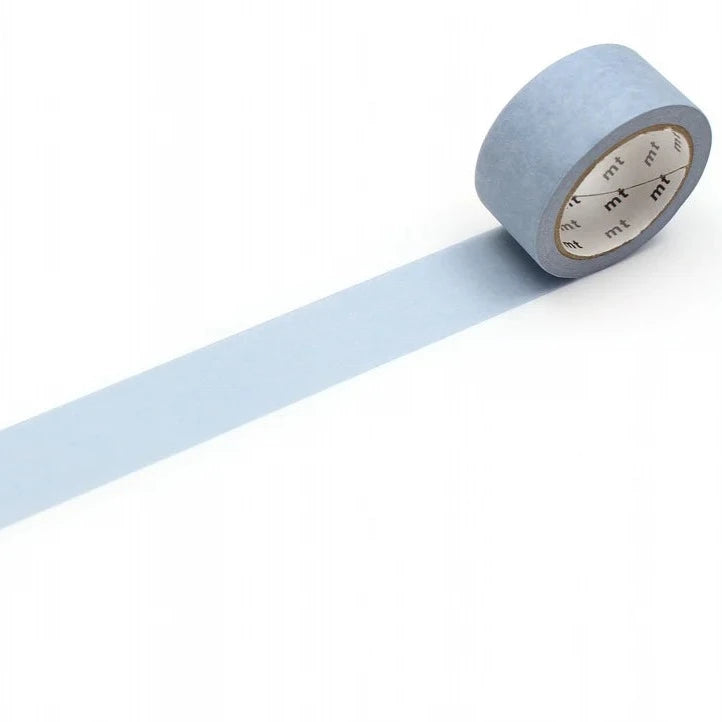 20mm Kaku-Kaku Dull Blue Washi Tape