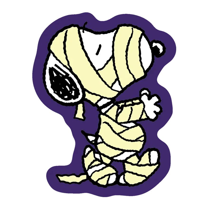 Glowing Mummy Snoopy Sticker