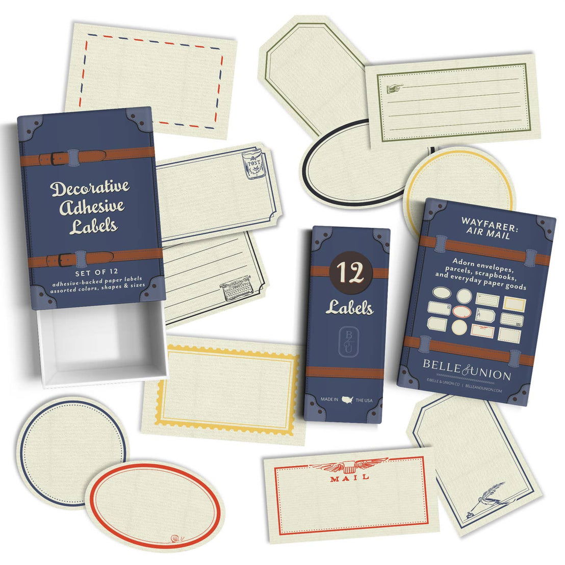 Air Mail Wayfarer Labels