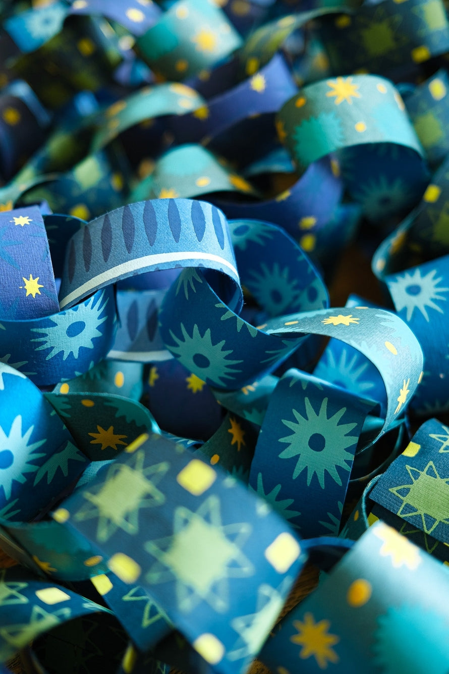 Blue Paper Chain Kit