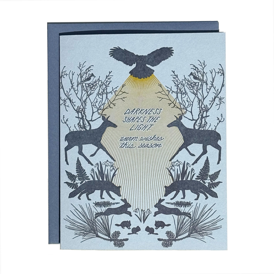 Warm Wishes Solstice, Blackbird Letterpress