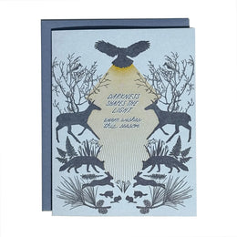 Warm Wishes Solstice, Blackbird Letterpress