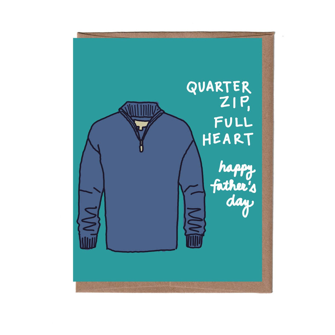 Quarter Zip Father's Day, La Familia Green