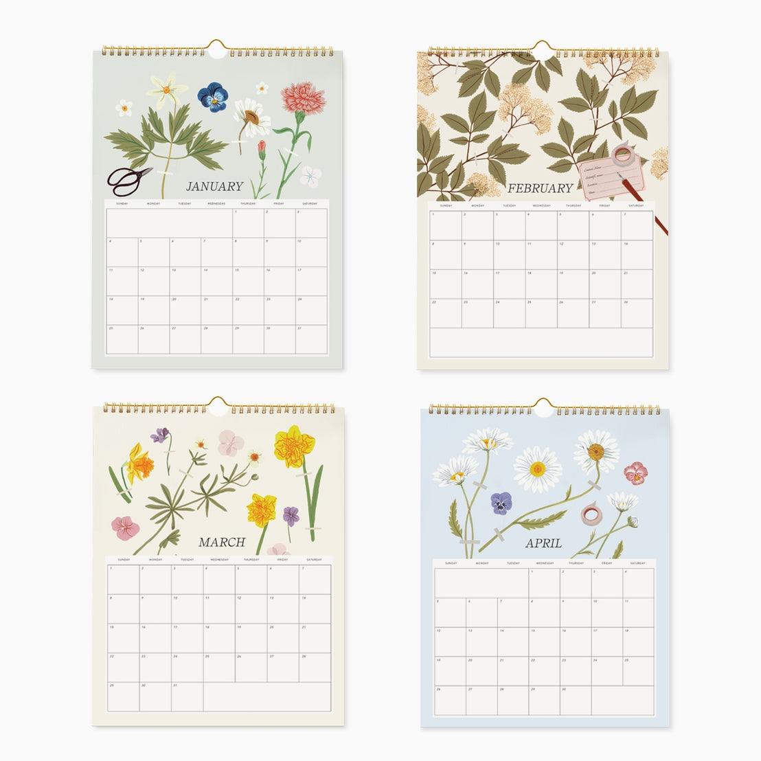 Herbarium 2026 Wall Calendar