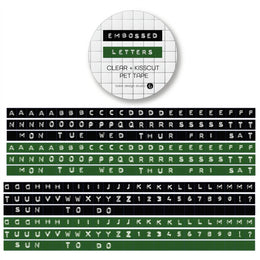 Embossed Letters Tape