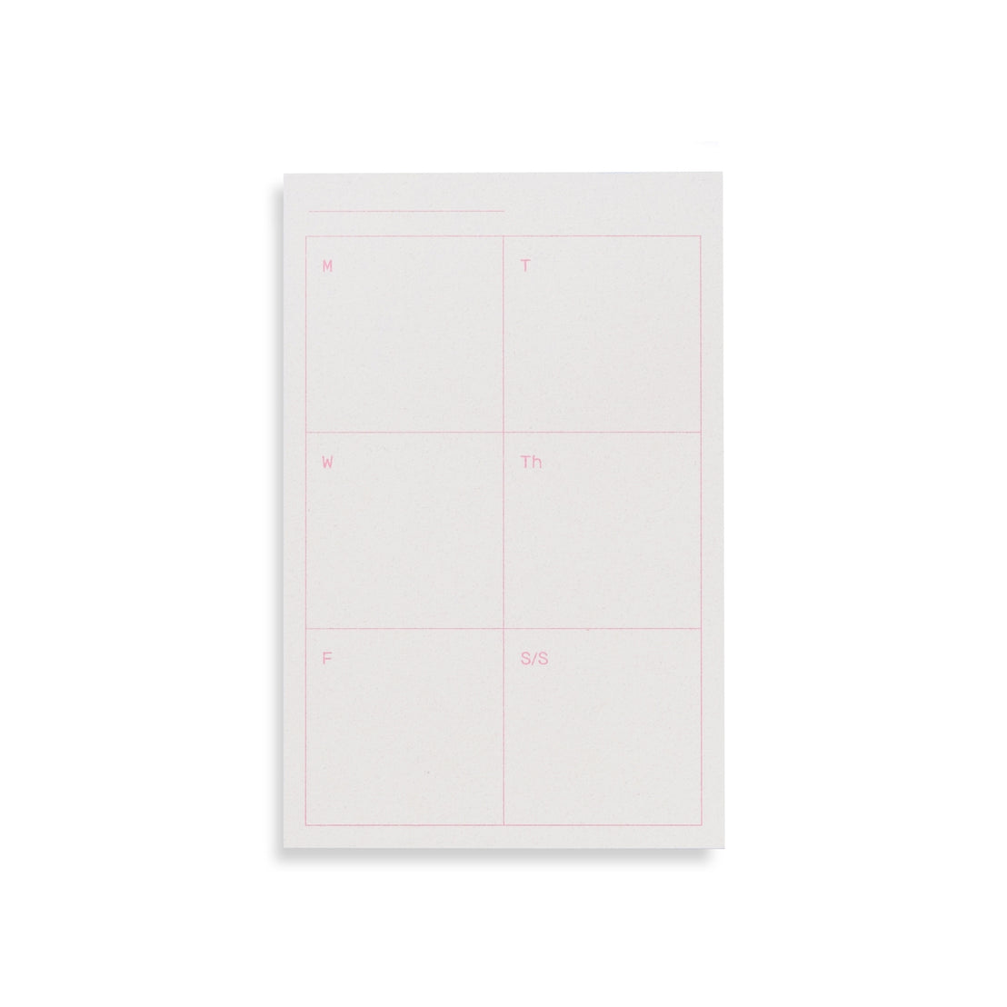 Square Weekly Notepad