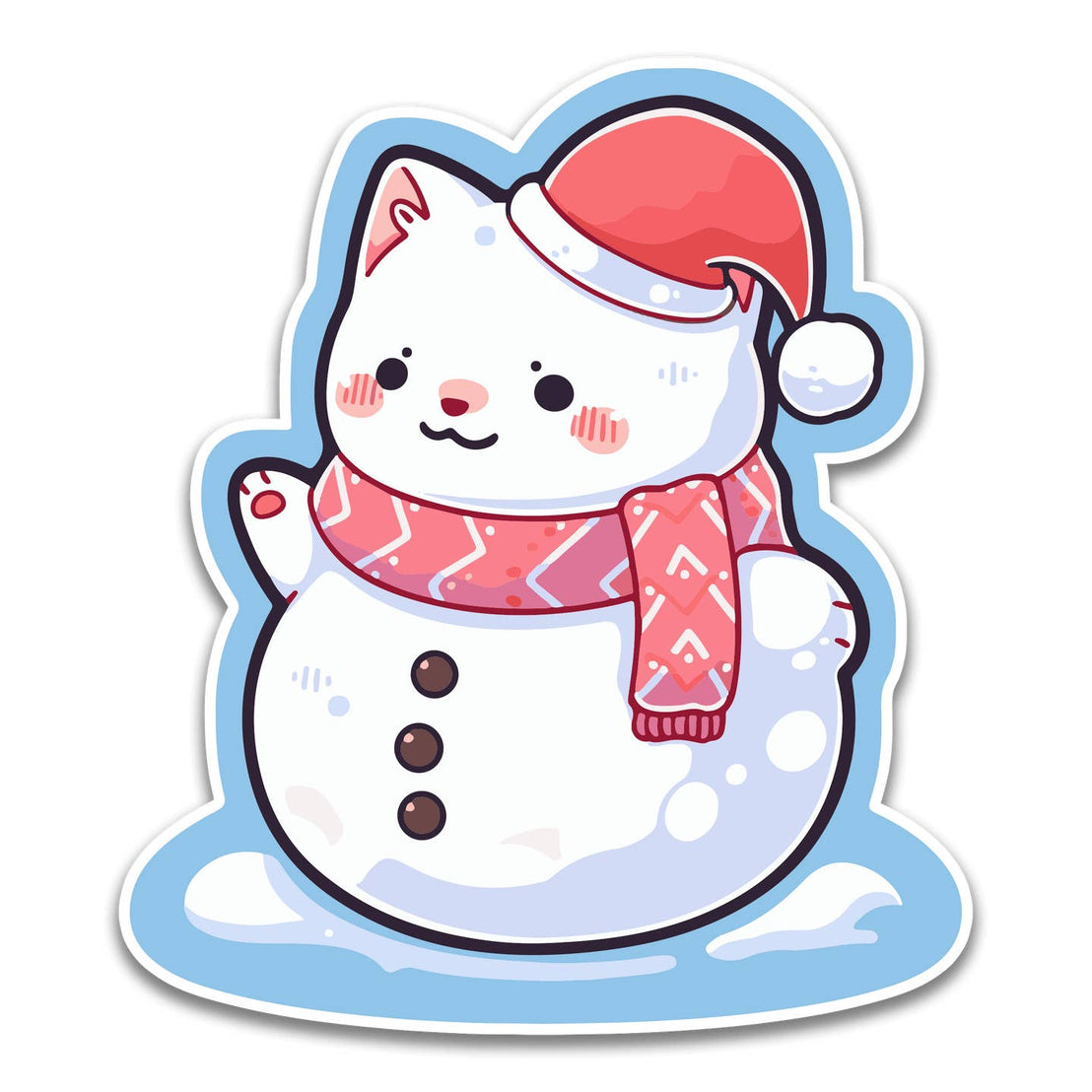Snowkitty Sticker