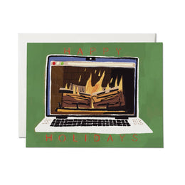 Fireplace Glow, Red Cap Cards
