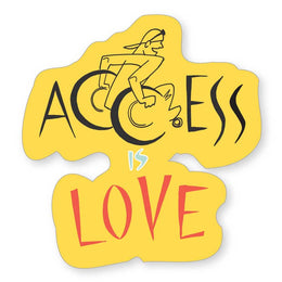 Access is Love Sticker