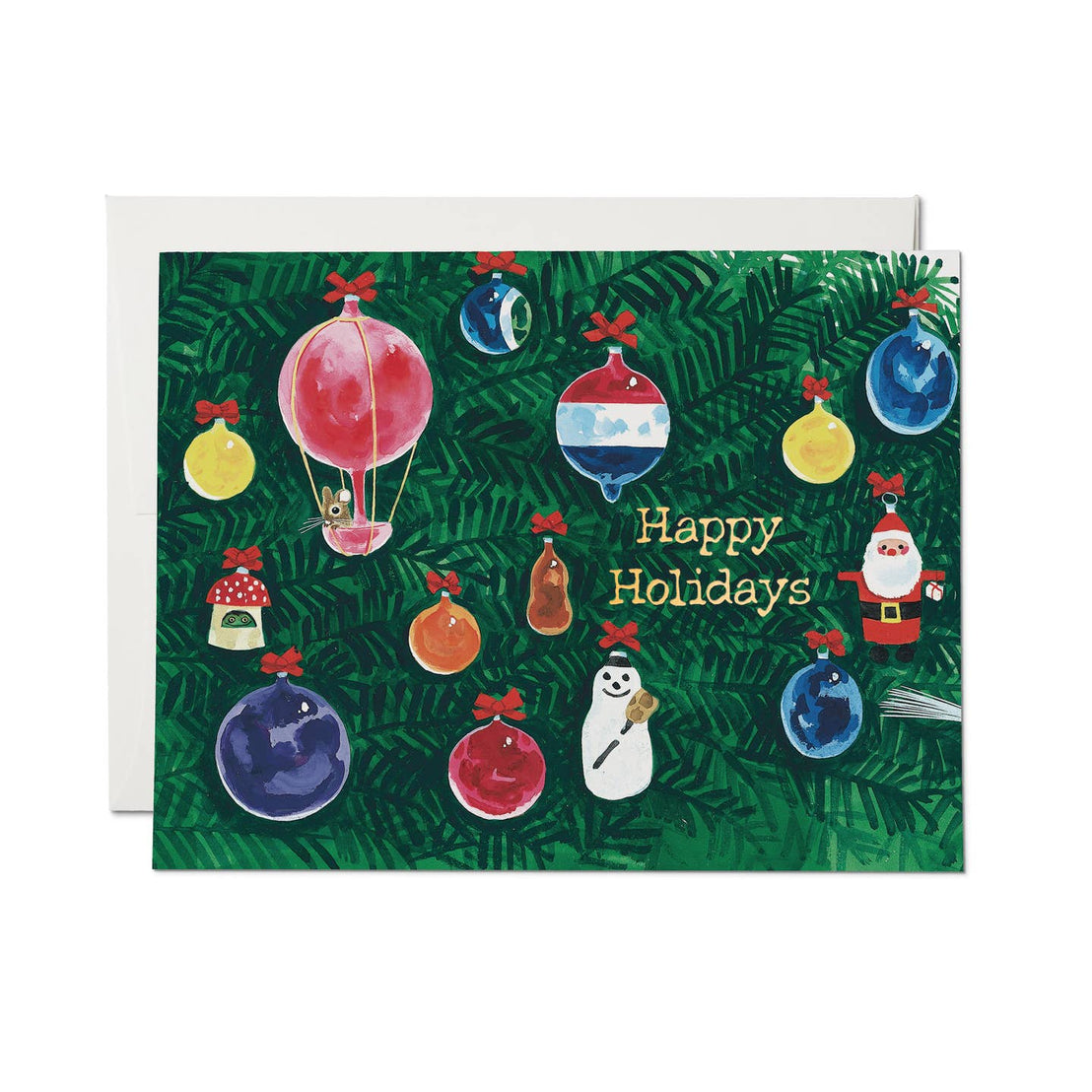 Christmas Decorations Boxed Set, Red Cap Cards