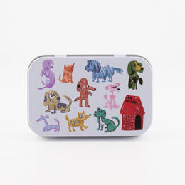 Dog Park Washi Sticker Tin